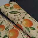 Artoid Mode Orange Spring Kitchen Mats Set of 2, Home Decor Low-Profile Kitchen Rugs for Floor - 17x29 and 17x47 Inch