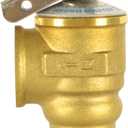 HYDRO MASTER Safety Relief Valve With 3/4 Inch Thread 30 PSI ASME Hot Water (30 PSI)