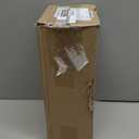 Haidms Matte Black Door Knobs Interior Privacy, Heavy Duty Square Black Interior Door Knobs for Bedroom, Zinc Alloy Privacy Door Knob Bathroom (4 Pack)