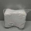 5 STARS UNITED Knee Pillow for Side Sleepers - Hip Pain Relief, Memory Foam Leg Cushion for Side Sleeping - Between Legs Pillow for Sciatica & Lower Back Pain, White (Standard)