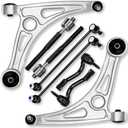 8pc Front Lower Control Arm Ball Joints Tie Rod Sway Bar End Link Compatible with Fit for Hyundai Sonata 2016 2017#OE K623733 K623734 K750792 K750793 ES801507 ES801508 EV801307