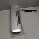 Vacuum Sealer Machine 75KPa Food with 6-in-1 Dry/Moist Modes & Digital Timer, Compact Lightweight Design, Built-in Cutter + 10 Bags (Black Silver)