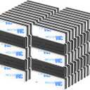 Strong Badge Magnets - 100Pack, Name Tag Magnets (1.75 x 0.5 inches), Name Tag Magnet Backs w/ 3 Extra-Strong Neodymium for ID Badge Holders,Magnetic Badge Holder