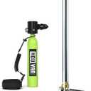 Mini Scuba Tank 0.5L Diving Tank with DOT Certification Up to 10 Minutes Underwater Breathing Reusable Backup Tanks for Underwater Shooting and Rescue Operations