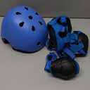 Kids Bike Helmet Set Adjustable Helmet for Ages 3-15 Kids Toddler Boys Girls Youth, Multi-Sport Bicycle Skateboarding Football Rollerskating Scooter Rollerblade Balance Bike Helmets (Medium: 20.47"-22.83" / 8-14 year, blue)