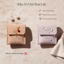 3 x Mini Travel Jewelry Bag  Foldable Jewelry Organizer, Tangle-Free Design with At-a-Glance Compartments for Necklaces, Earrings & Rings | Compact Everyday Carry | 3 Pack (Black, Orange, Lavender)