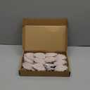 AceOrbit 12 Pcs Christmas Poinsettia Artificial Flowers 5.5'' Christmas Snow Tree Flowers Decoration Rustic Hanging Ornaments for Xmas Home Vase Decor (Brown,Gingerbread Man Theme)