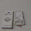 Upgraded 3 in 1 Wireless Charger for MagSafe, Magnetic Foldable Travel Fast Charging Station Pad Compatible with Apple Watch/Ultra (5W) iPhone 16/15/14/13/12 & AirPods Pro/4/3/2 (with Adapter)