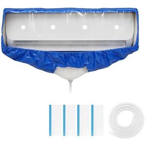 Leak Saver Mini Split Cleaning Bag | 360 Waterproof Design | Fits Systems 38in - 48in Long | Mini Split Cleaning Kit Includes Overspray Guards and Drain Hose