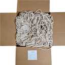 Cotton Cord in one Piece 5mm 500m, 46 Colors, Macrame Cord, Macrame Yarn, Cotton Yarn, Braided Cotton Cord 5mm with core, Crochet Cord, Macrame Rope (Beige)