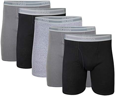 Gildan mens Underwear Boxer Briefs, Multipack, size XL