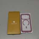 Miracase Magnetic for iPhone 17 Pro Case 6.3" [Compatible with MagSafe] Full-Body Phone Case with Built-in Glass Screen Protector & Camera Control,Drop Proof iPhone 17 Pro Cover, Lilac