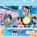 Skirfy Large Claws Machine Toy with Alloy Claw, LED Light & Adjustable Sound,16" Candy Dispenser Toys Mini Vending Machine for Kids Christmas Birthday Big Gifts for Girls Boys Ages 6+