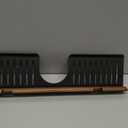 Bathroom Storage Shelves Floating,Modern Kitchen Organizer Faucet Shelf,No Mounted Shower Sink Caddy Organizers,Toothbrush soap Rack (Black, 20 inch)