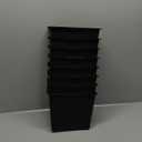 Bed Risers 6 Inch Heavy Duty,Oversized Couch Risers, Extra Wide Furniture Risers for Sofa Table Desk Headboard Chair Lifting,Rectangle Risering Blocks Support 6000 lbs(8 Pack Black)