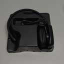 Bluetooth Headset, 60hrs Noise Canceling V5.2 Over Head Headphones, Single Ear Trucker Wireless Headset with Mic, Mute Button, Multipoint, for Phones PC Computer Truck Driver Office Work - Black (Carbon)