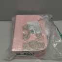 Jewelkeeper Vintage Suitcase Storage Boxes - 3 Sizes: Small (8x6x3 in), Medium (10x7x3.2 in), Large (11.5x7.5x3.75 in) - Baby Pink, Stackable, Sturdy Cardboard - Perfect for Decor, Storage, or Gifts