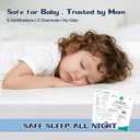 Crib Mattress, Dual Sided Memory Foam Baby Toddler Bed Mattress, 52" x 27.6" x 5.5" Soft Breathable Mattresses with Removable Machine Washable Cover, Fits Standard Cribs&Toddler Beds