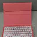 Harvopu Compatible for iPad 11th 10th Generation Case with Keyboard, Folio Cover with Pencil Holder, Multi-Touch Trackpad, 7 Color Backlit, Detachable Keyboard for iPad (A16) 11th/10th Gen (Pink) | with Pencil Holder, Multi-Touch Trackpad, 7 Color Backlit, Detachable Keyboard, for iPad, (A16)