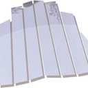 Chrome Silver PC Window Door B C Pillar Post Trim Cover Set Compatible for Nissan Rogue 2014-2020