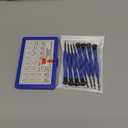 Upgrade Version Magnetic Eye Glass Repairing Kit, Eyeglass Repair Tool Kit with Compact Screw Box Include Nose Pads, Precision Screwdriver Set, Screws, Tweezer for Eyeglass, Sunglass, Spectacles Watch