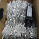 Twinkle Star 600 LED Window Curtain String Light for Wedding Party Home Garden Bedroom Outdoor Indoor Wall, Warm White