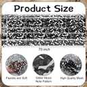 4 Pcs Back to School Table Runner 29 X 70 Inch Composition | Tulle Fabric for Teacher Desk, Bulletin Board Classroom Decor, Kindergarten Theme, Lightweight See-through Black White