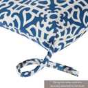 Greendale Home Fashions Outdoor Reversible Chaise Lounge Chair Cushion, Azure