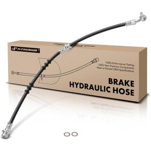 A-Premium Front Passenger Brake Hydraulic Hose Compatible with Select Infiniti and Nissan Models - I30 2001, I35 2002-2004, Maxima 2002-2003 - Replace# 462104Y910