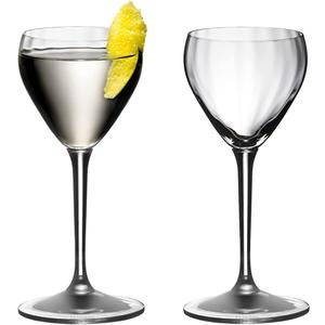 Riedel Nick & Nora Large Crystal Glasses, Drink Specific Glassware Machine-Made, Set of 2