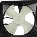 SCITOO 610690 A/C Condenser Engine Cooling Fan Assembly Replacement Fit for 2003-2007 for Honda for Accord 3.0L
