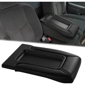 ANDPLAY Center Console Lid Cover Black Fit GMC Yukon/Yukon XL 2001-2006