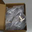 10 Pack 1-1/8 Inch, Square Brushed Nickel Cabinet Knobs Satin Nickel Drawer Knobs Silver Cabinet Pulls, ZK2401 Solid Kitchen Hardware for Cabinets Drawers Bedroom Dresser Bathroom Cupboard