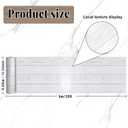 White Wood Bulletin Board Roll Reusable Waterproof Erasable Bulletin Board Fade Resistant Wrinkle Resistant Poster Non-Woven Fabric Bulletin Board Roll for Classroom Decor Wrap Crafts 15.55" x20ft