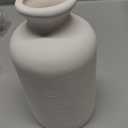 Singhoow 4 Set Easter/Mother's Day Paint Your Own Porcelain Paint Vase Art Project White Ceramic Painting Kit for Adults Porcelain Vase Decorating Kit Holiday Supplies DIY(Classic)