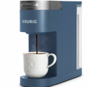 Keurig K-Slim Single Serve K-Cup Pod Coffee Maker, Featuring Simple Push Button Controls And MultiStream Technology, Storm Blue 