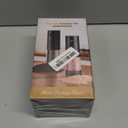 Electric Salt and Pepper Grinder Set - Rechargeable Automatic Salt and Pepper Shakers, Kitchen Appliances with External Adjustable Coarseness, Larger Hopper for Cooking, Home Gifts(2 Pack,Black/Black)