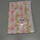 Coquette Pink Bow Floral Kitchen Towels, Rustic Flower Botanical Dish Tea Towels for Kitchen Decor, Girly Pink Striped Floral Hand Towel for Bathroom Decor, 16x24 Inch (Color-01)