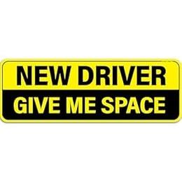 HEY-OKEY New Student Driver Magnet for Car Metal Only (Not for Plastic/Aluminum) Funny Please Be Patient Reflective Magnetic Bumper Sticker Removable Rookie Safety Sign 10 x 3.5 in