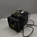 Rockville R1200L Fog/Smoke Machine w LED Lights/Strobe, 7 Channel DMX+2 Remotes, Black