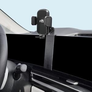 FICS Car Phone Holder for Kia Carnival 2025 SX, SX Prestige Trim with 12.3 Cluster  Custom-Fit Mount for Seamless Display Integration, Interior Accessories for Navigation Use, Stable Driving View