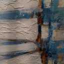 Coastal Framed Painting Wall Art: Abstract Ocean Artwork Seascape Picture Sailboat Prints on Wood in Modern Style for Bedroom 32"x24" (Blue Abstract Sailing Boats)
