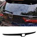 Car Accessories Fit for Honda CR-V CRV 2017-2022 Rear Exterior Trunk Streamer Cover Trim Strip (Black) ABS 1 PC