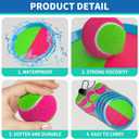 Bennol Toss and Catch Ball Game for Kids, 4 Paddles, 4 Balls & Storage Bag, Outdoor Toys for Ages 3-10, Yard Backyard Beach Games