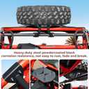 KEMIMOTO X3 Spare Tire Carrier Holder Compatible with Can-Am Maverick X3 and X3 Max Turbo RR 2017 2018 2019 2020 2021 2022 2023 2024 2025 2026 Spare Tire Mount Holds Up to 32"