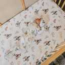 Premium Fitted Knit Crib Sheet/Toddler Sheet Boone by Copper Pearl