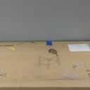 Nathan James Bailey Boucle Upholstered Rattan Bar Stool, Counter Height Stool with Natural Rattan Woven Back For Kitchen Island, Light Brown