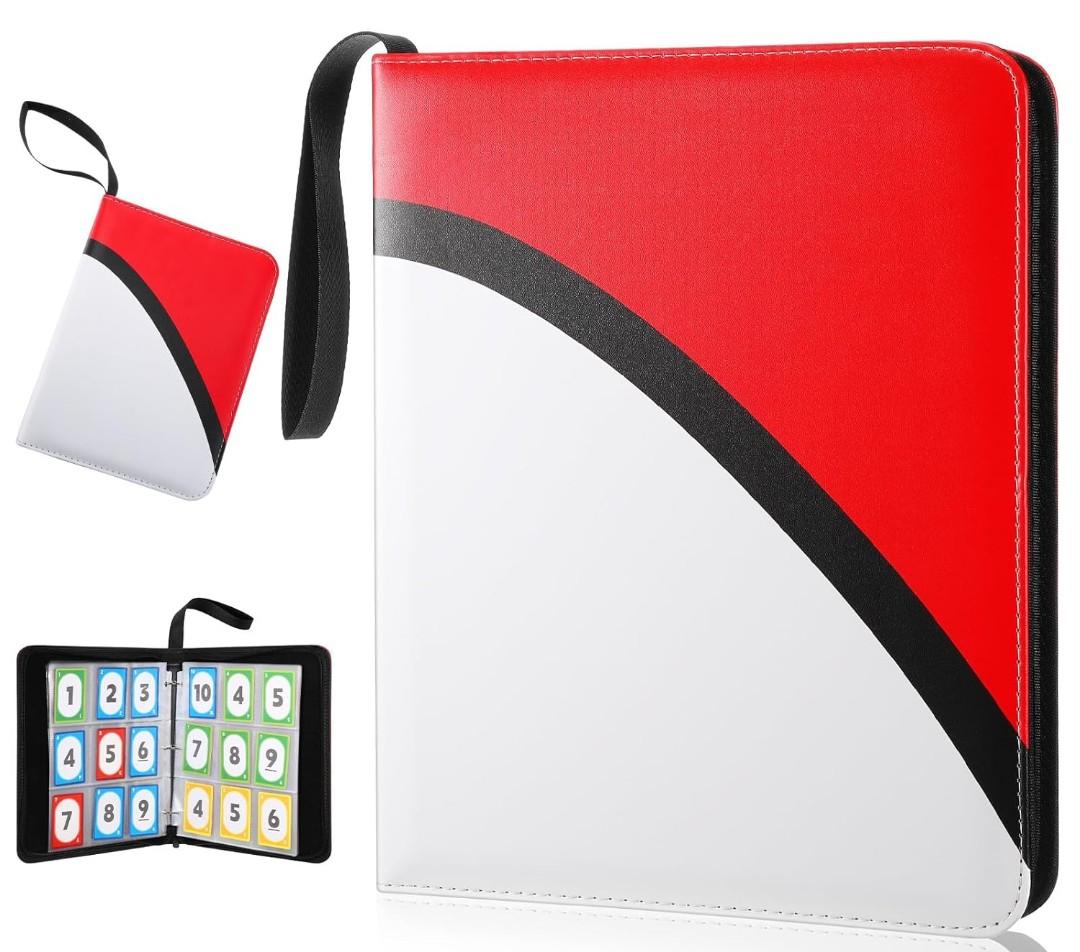Germun 900 Sheets Card Collection Binder, Trading Card Binder, Pockets Trading Album, Pockets Sleeves, Case Holder, Folder for TCG Sports Baseball Football Anime