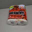 Brawny Tear-A-Square 3-Ply Paper Towels, 2 Double Rolls = 4 Regular Rolls, Strong, Absorbent, and Durable with 3 Sheet Sizes (Quarter, Half, Full)