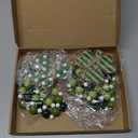 Chunful 2 Pcs Wood St Patricks Day Garland 6.56 ft Rustic Shamrocks Garland Banner Farmhouse Happy Saint Patty's Day Decorations for Home Wall Fireplace Shelf Mantle Party Indoor Outdoor Supplies